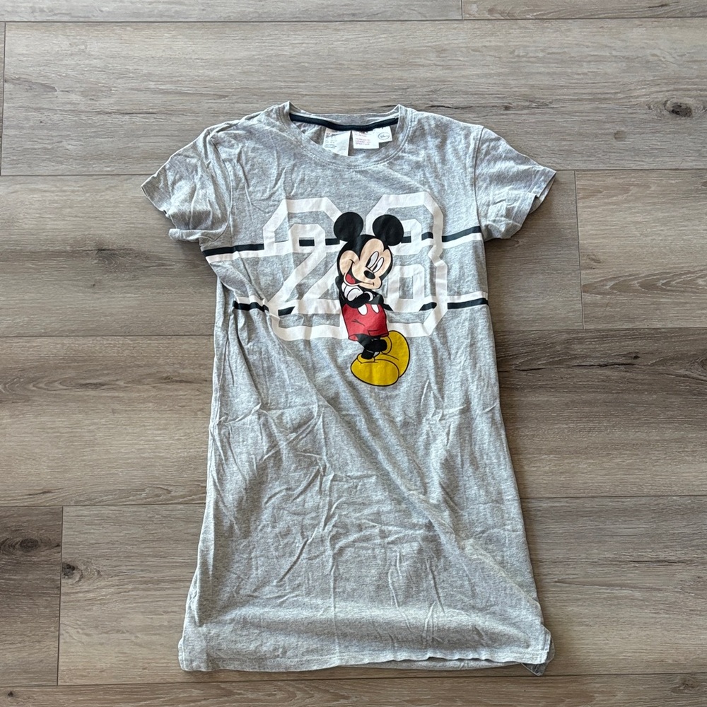 Disney Mickey Mouse Gray and Red Nightwear